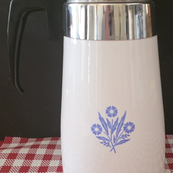 Corningware White and Blue Floral Carafe - Picture 7 of 10